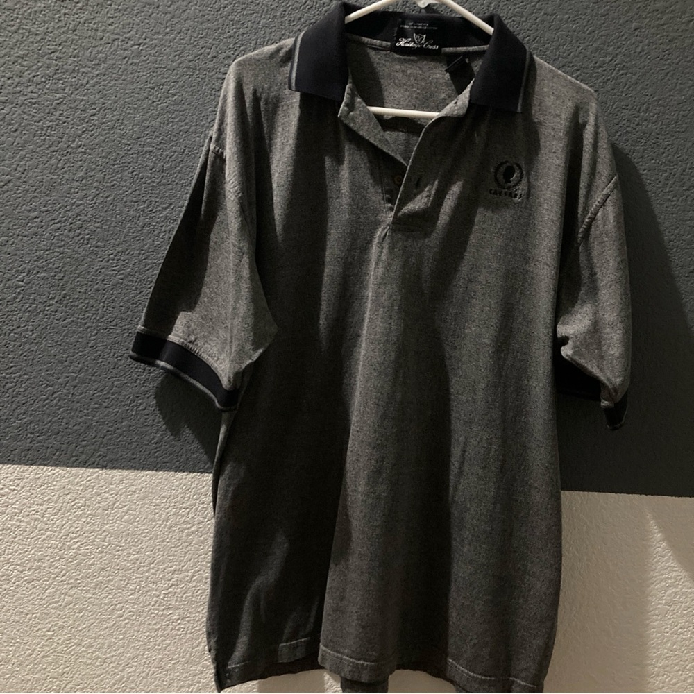 Heritage Cross Gray Polo Shirt